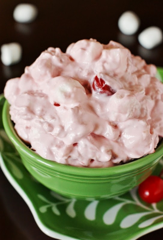 cherry fluff without condensed milk